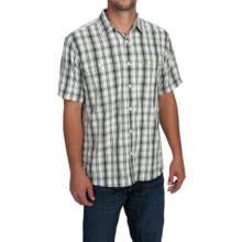 63%OFF メンズカジュアルシャツ 格子縞スポーツシャツ - ショートスリーブ（男性用） Plaid Sport Shirt - Short Sleeve (For Men)画像